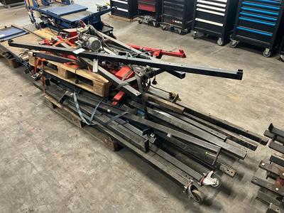 Übersichtsbild von Heberahmen für die Fahrradwartung